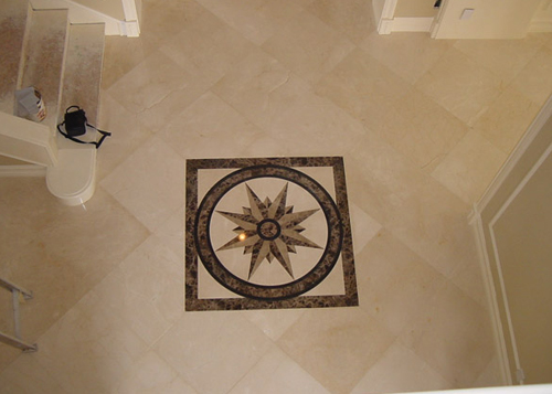 Tile Floor Medallion Design